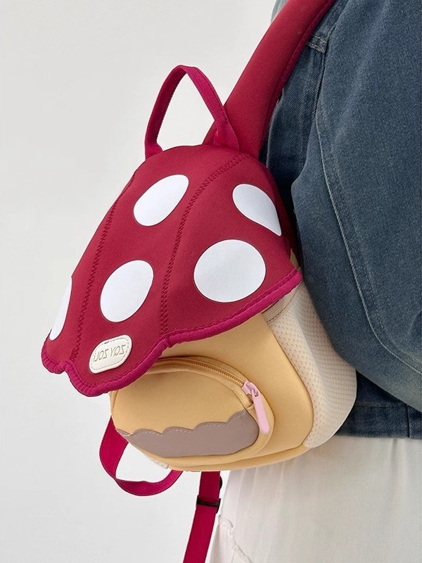 New Mini Cute Mushroom Backpack with Advanced Design, Popular Cute Treasure Series Children's Backpack