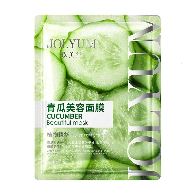 6pcs Fruit Face Mask skincare Hydrating Facial Masks Face Sheet Mask Skin Care Products 250430