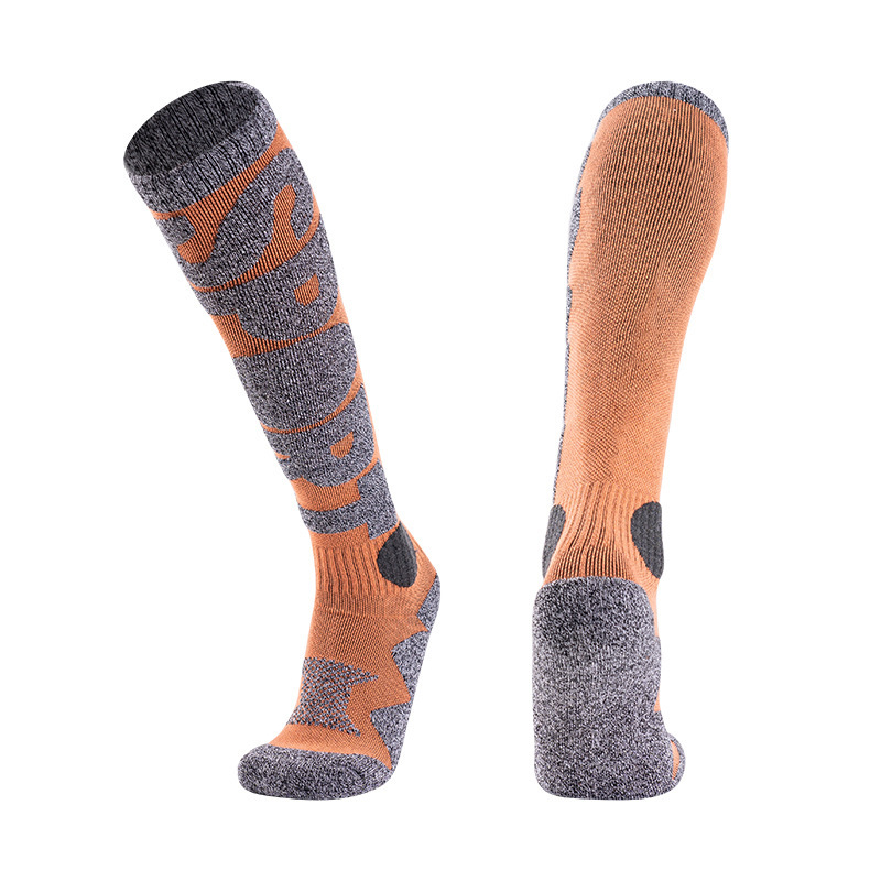 Skiing warm over the knee suitable for snowboarding, outdoor sports, long tube hiking socks, performance socks