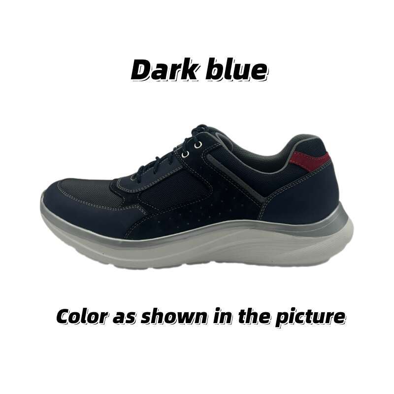 Okimoz Fashion Gifts Casual Shoes Men's Classic Dark Blue Casual Sneakers With Comfortable Sole Running Sneaker Designer Shoes