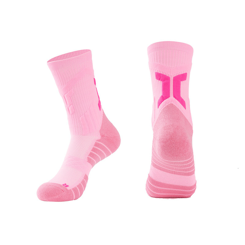 Professional basketball socks with thick towel bottom, breathable for all seasons, outdoor running, football, leisure, couple, mid tube socks, order