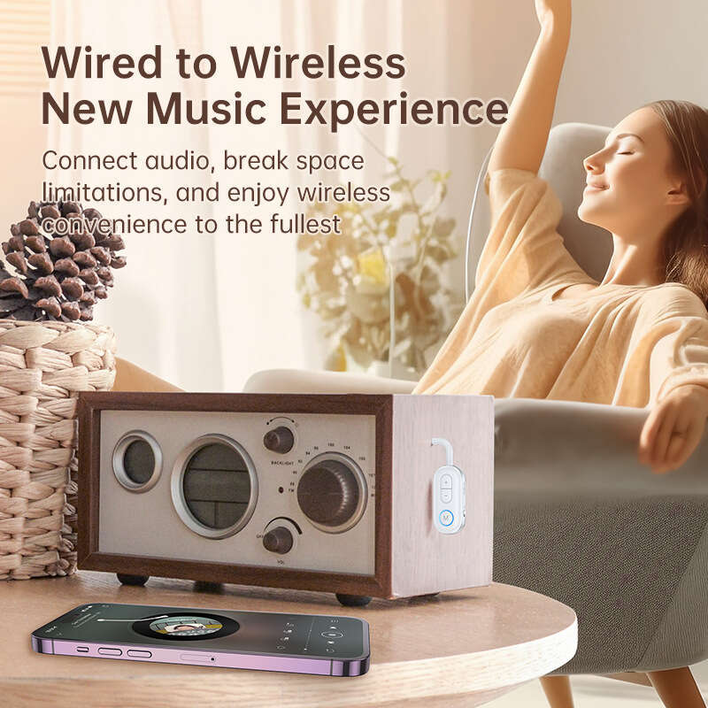 New Private Model 5.4 HiFi Sound Quality Bluetooth Adapter Receiver Transmitter AUX 2-in-1 Car Airplane Fitness