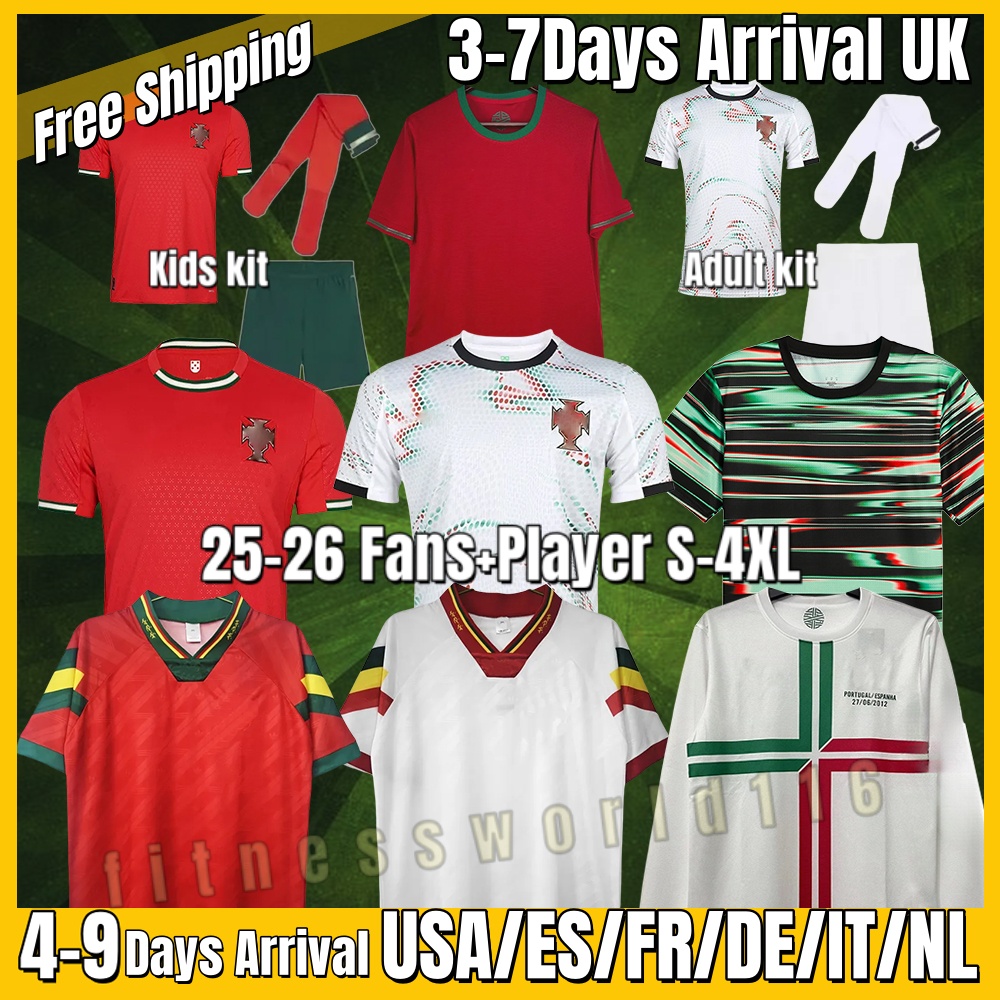 2025 26 Retro Portugieser Soccer Jerseys RUBEN RoNalDos 2025 2026 Portuguese ronaldo football shirts sets Portugal Shirt Kits Player national team Short Sleeve 3XL