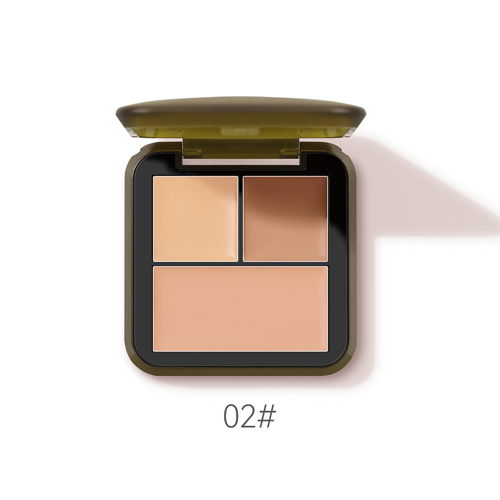 2 Darkening makeup and contouring tray high-gloss contour three dimensional nose shadow repair powder Concealer cosmetics 240627
