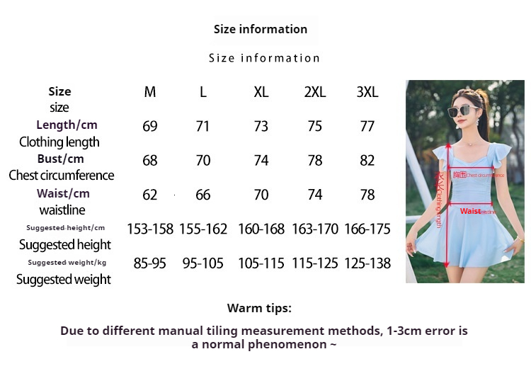 Adult women's one-piece skirt belly covering and slimming effect, quick drying with Instagram style conservative hot spring soaking swimsuit