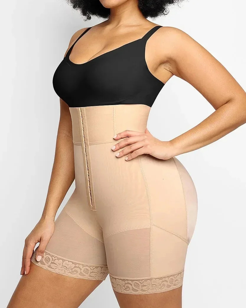 3Bone Hip Lifting Body Shaping Shorts Womens Waist Trainer Abdominal Control Underwear Fajas 250430