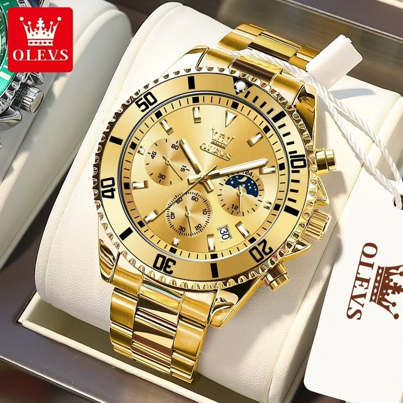 Luxury Fashionable Male Watches: Durable Quartz Movement & Seawater Proof Features