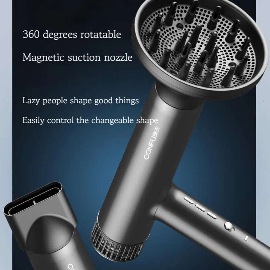 New Professional Dryer 110000RPM High Speed Motor Quick Drying Negative Ions Powerful Wind Low Noise Hair Styling Tools