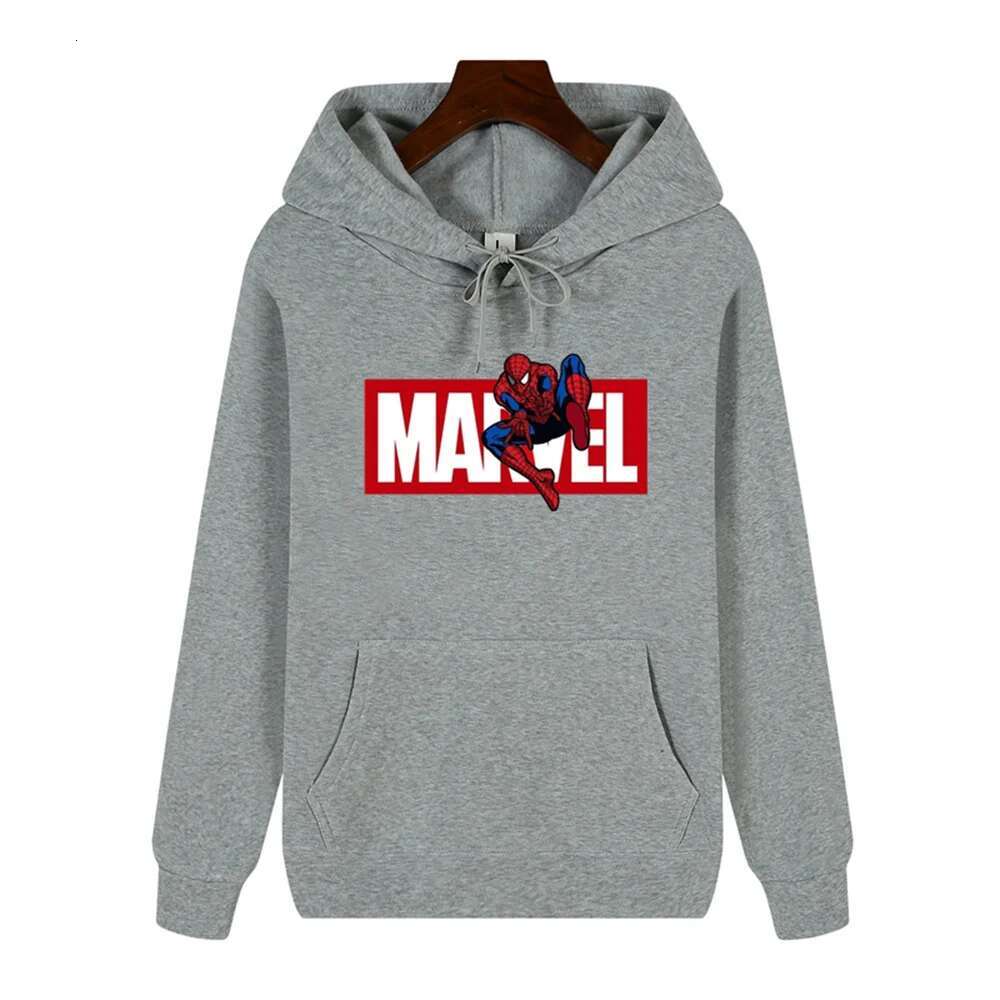 Autumn and spring comfortable soft thickened Spider-Man printed men's high quality casual fashion warm street hoodie fashion clothing women