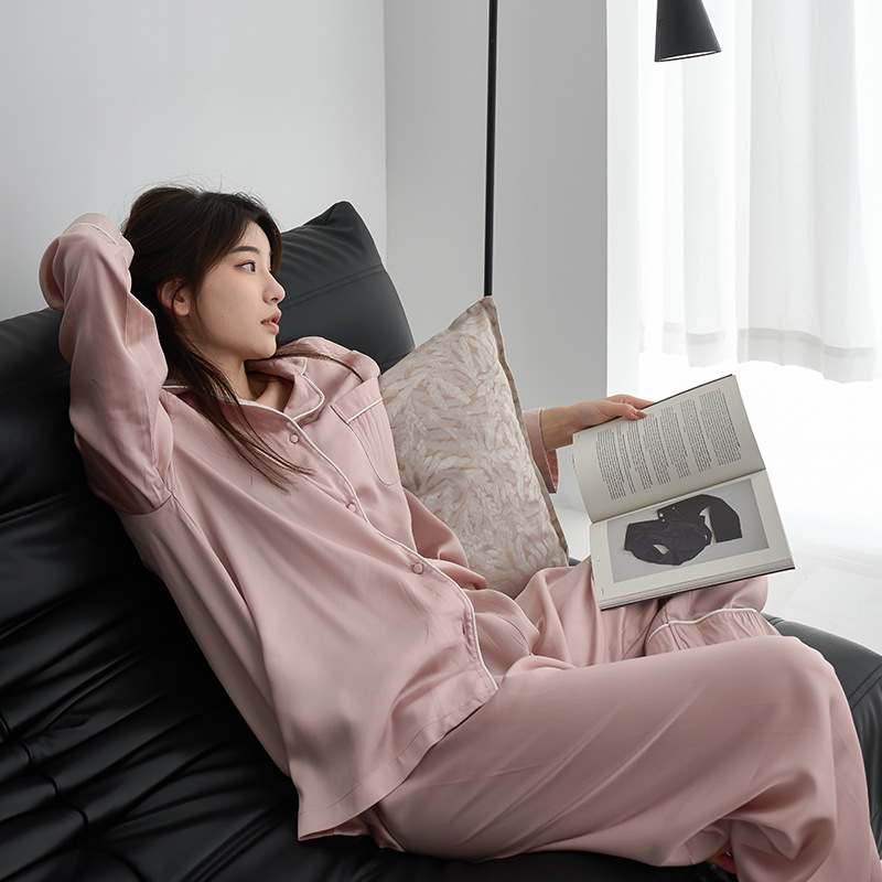 B854-Pajamas for women, new summer short-sleeved, mid-length student nightdress, large size, sweet home clothes