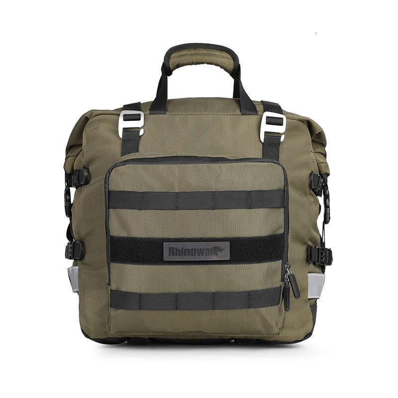 Rhino quick release side shelf bag, long-distance motorcycle travel riding backpack, commuting waterproof