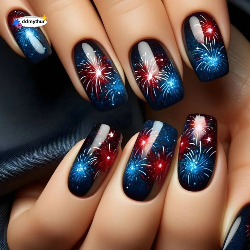 24pcs Mid-length French False Leopard Print Gradient Design Fake Nail Ballet Datachable Press on Nails Finished Manicure ddmythur