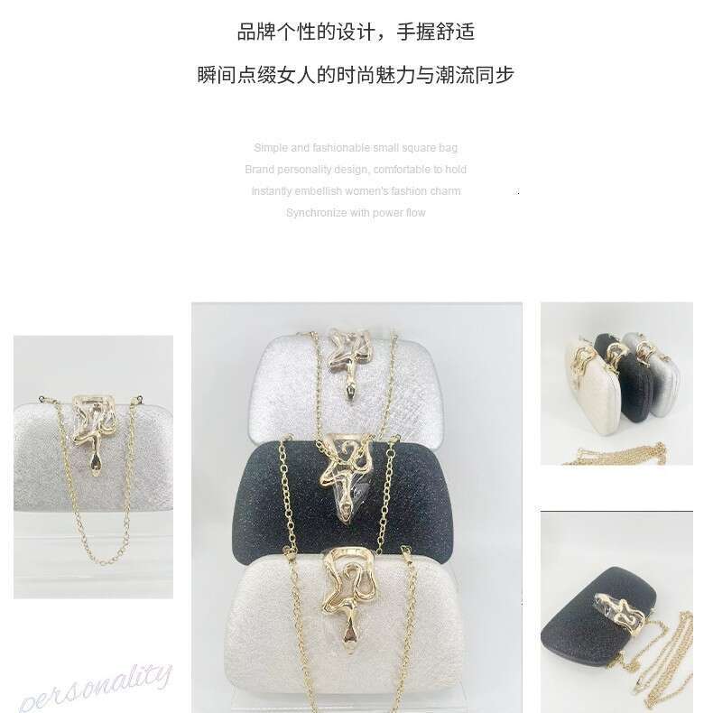 Dinner Bag Socialite Dinner Party Handbag Evening Gown Versatile Fashion Crossbody Bag Formal Armpit Bag KQ