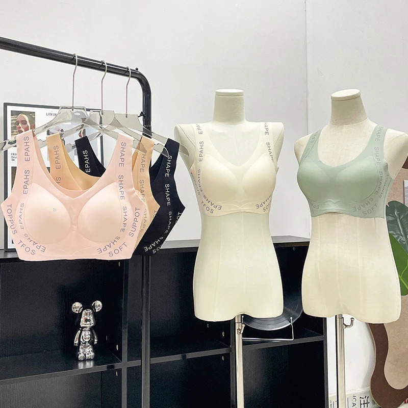 1 piece of seamless womens bra daily comfortable shape underwear fixed pad decoration sports 250430