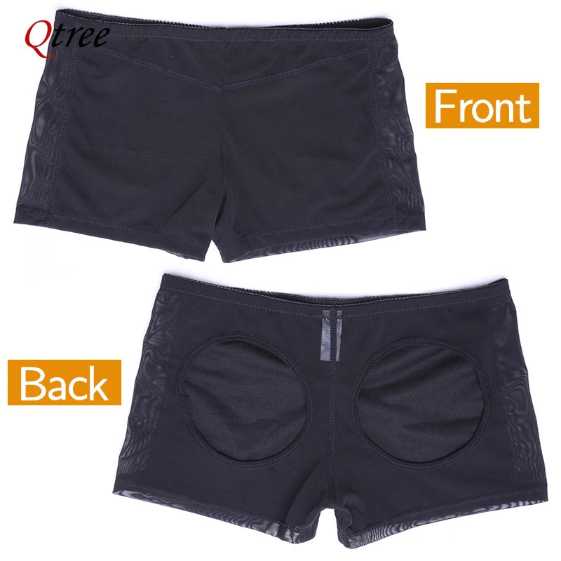Qtree Hip Boosting Weight Loss Underwear Womens Shaping Boots Enhancer Shorts Abdominal Control Waist Trainer Shape 250430