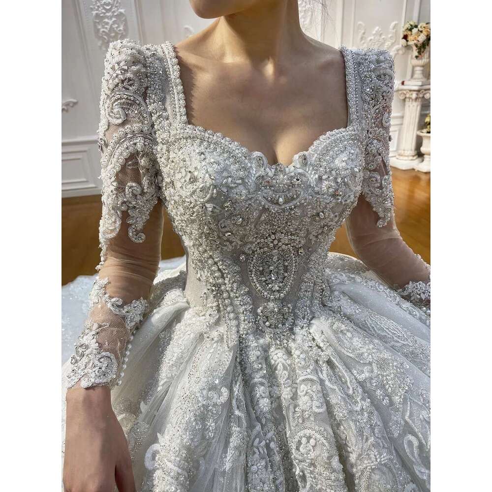 Customized Ns4951 Full Beading Princess Wedding Dress 2025 New