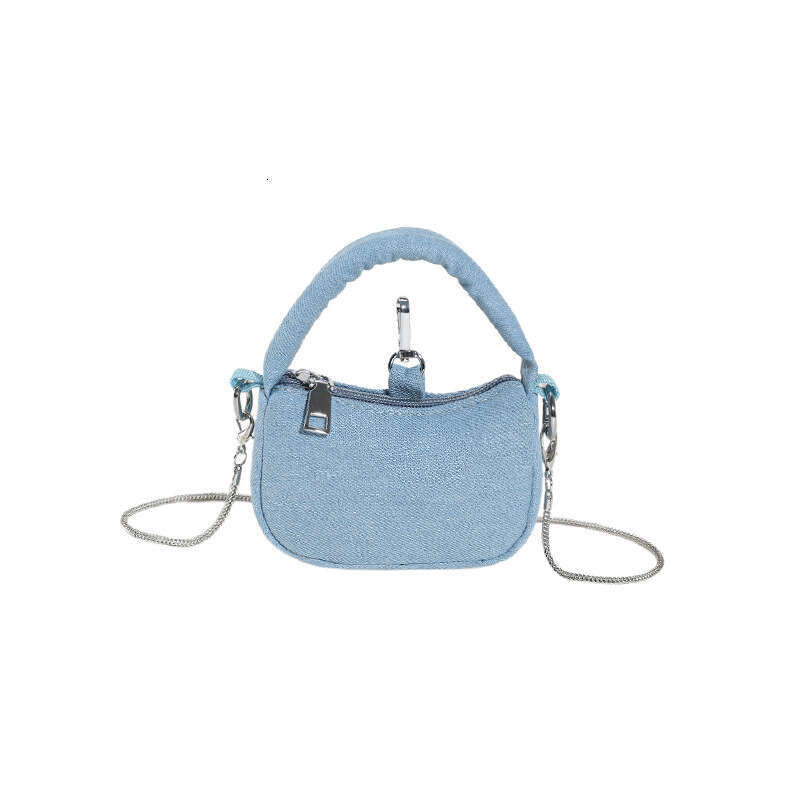 Women's Mini 2025 new headphone Creative denim handbag Super small women's crossbody bag