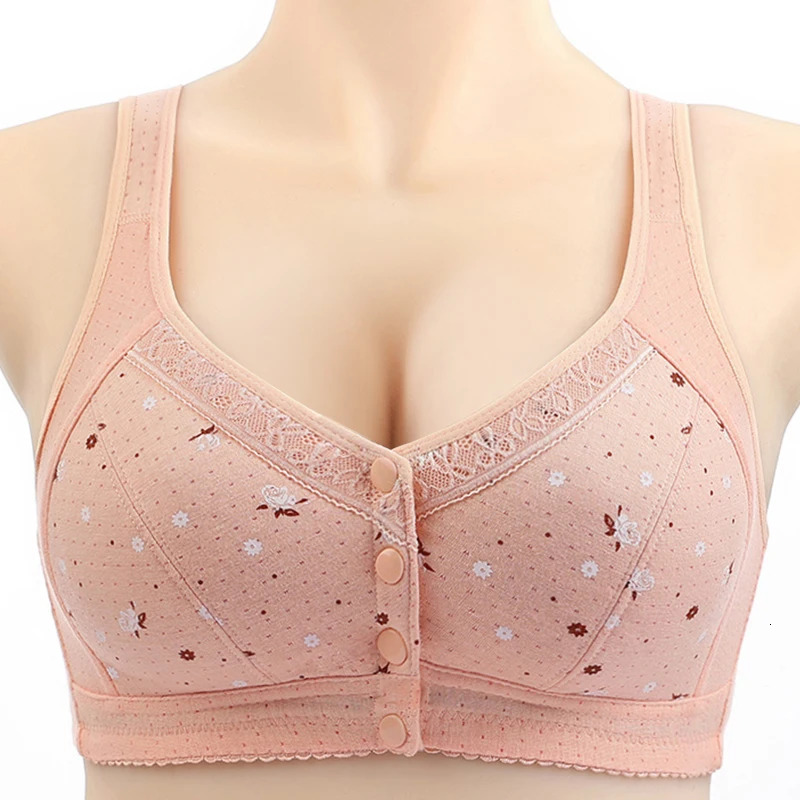 FallSweet 3PcsSet Womens Front Closed Bra Plus Size Seamless Wireless Lace Sexy Underwear 250430