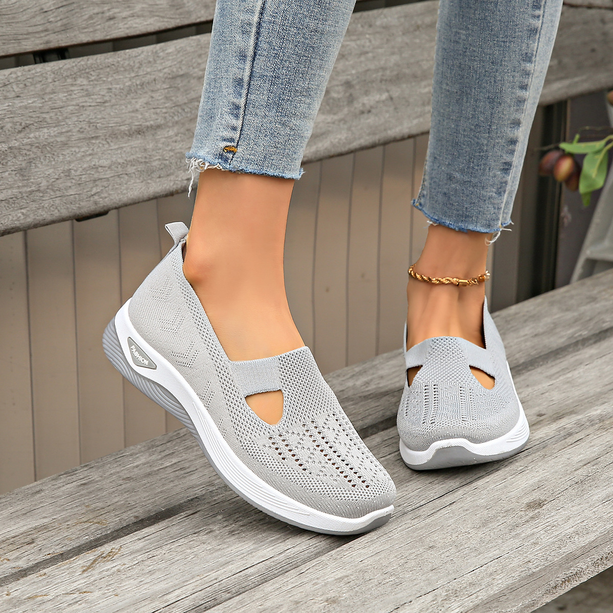 Cloth Spring New Breathable Middle Aged And Elderly Mom Large Size Women S Shoes Stickers Ddmysaturn