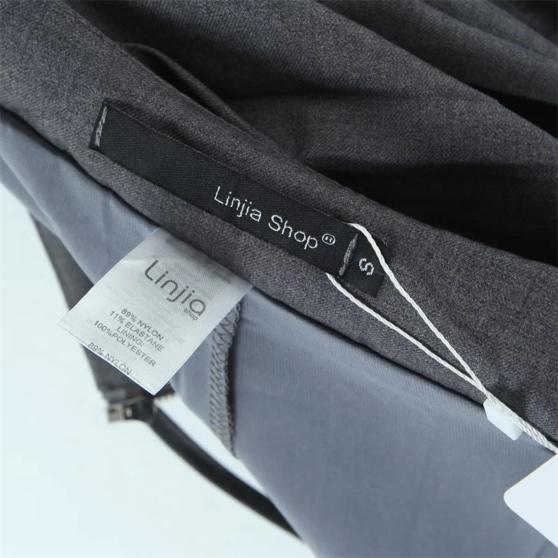 CNLONGBIDA Skirts Y2K Zipper Lace-up Mini Shorts Sashes Pleated Brown Grey White Blogger Streetwear Sexy Outfit Bottom