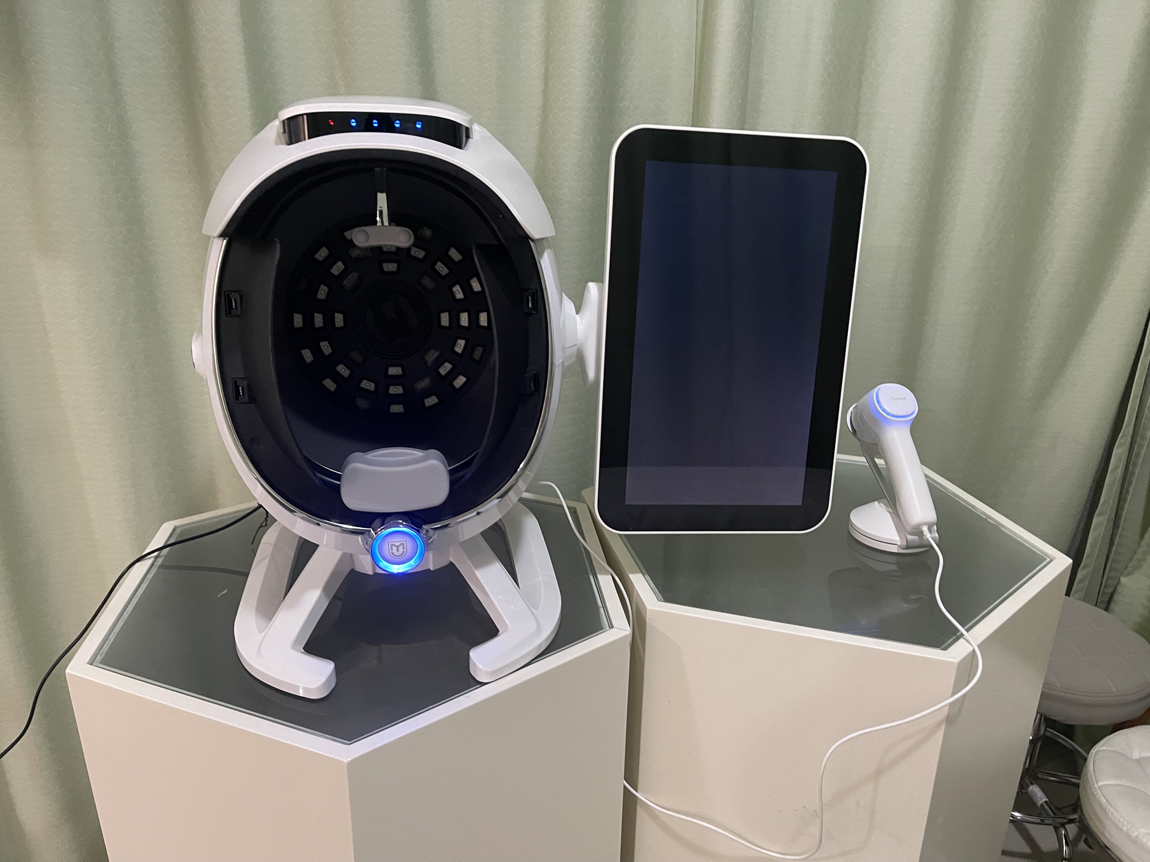 Hot sales Wood Lamp Skin Analyzer Machine Facial Diagnostic Instrument Facial Moisture Test Facial Analysis 3d Skin Analysis Machine