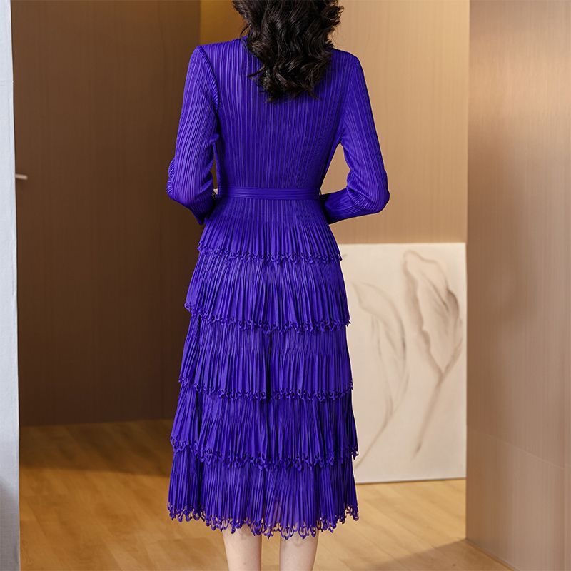 2025 plus size women's slim fit temperament slim skirt summer dress long medium length skirt D02319