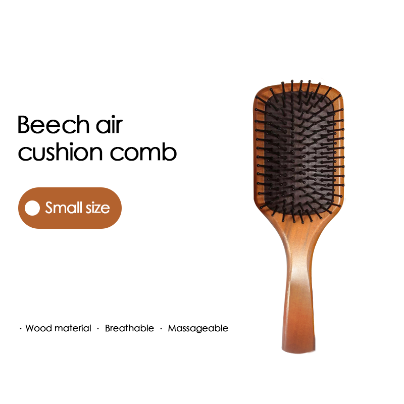High Quality Sandalwood Airbag Wooden Massage Cushion Comb Home Detangling Hair Brush for Women X250928