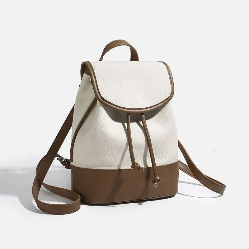 Designer Bag 2025 Simple Canvas Backpack, Super Popular And Versatile Student Commuting Bag, Single Shoulder Women's Bag Luxury Bag