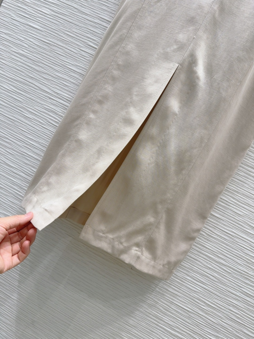 2025 flax dress Fashion Week Show Customized Fashion Tailored clothing womens Fashion Paris.M348