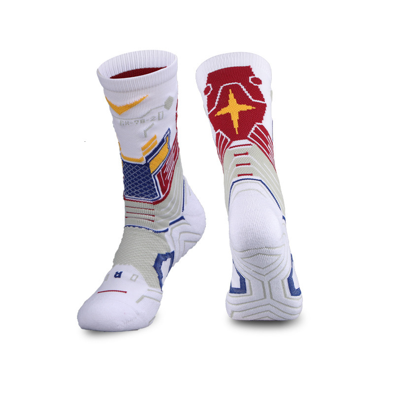 Basketball mid tube, men's towel bottom, adult professional practical fitness elite socks, running socks