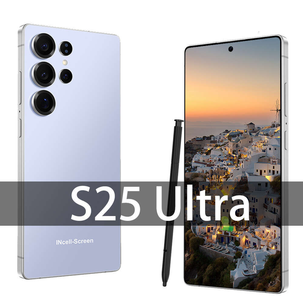 2025 New S25 Ultra Global Version Mobile Phones 7.3HD Original Smartphone 5G Dual SIM Android 14 Cell Phone 8000mAh Battery Lowest price