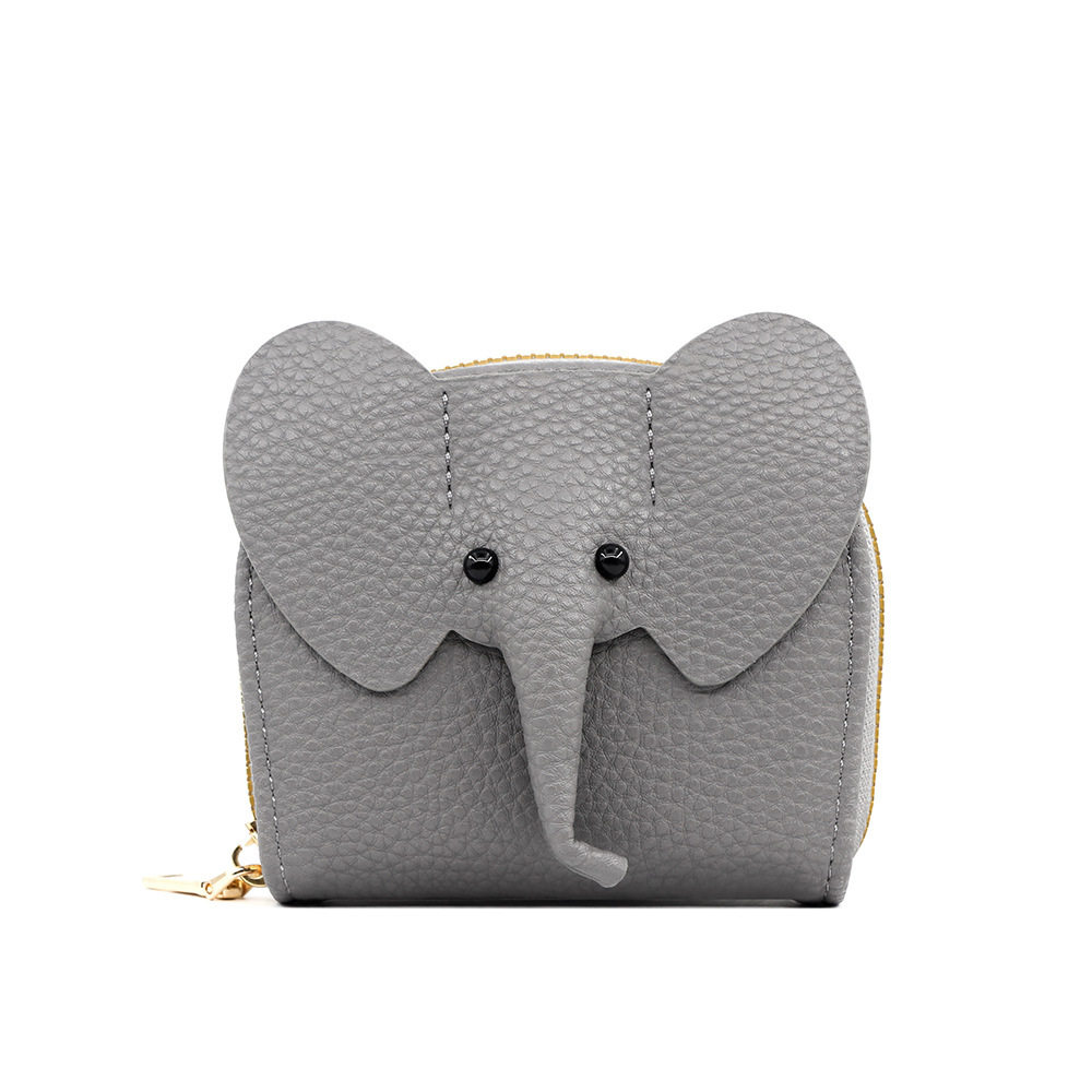 Designer Wallet New Fashion Cute Simple Exquisite Multi Position ID Elephant Style Organ Card Bag Mini Wallet Luxury Wallet Key Pouch