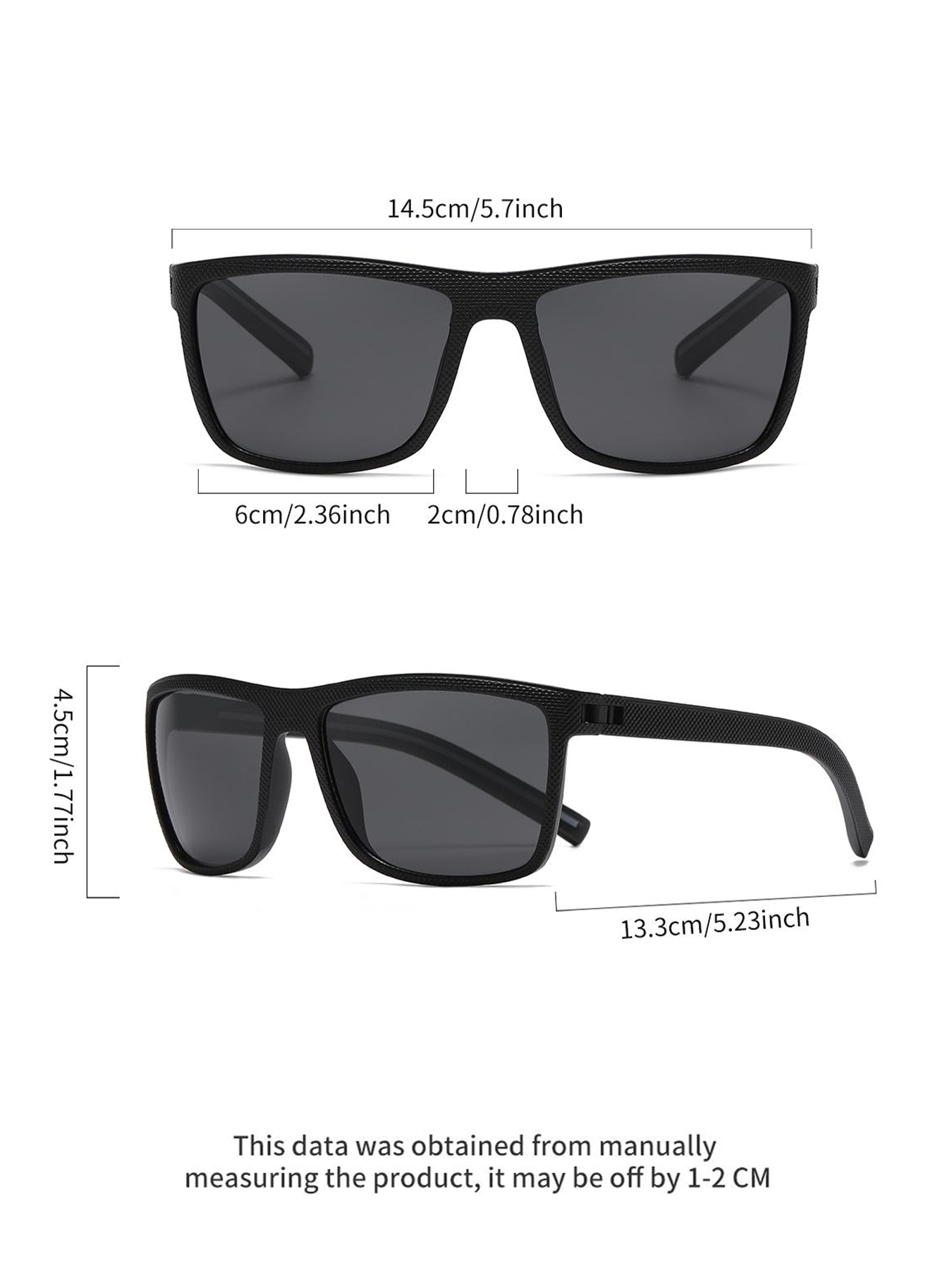 6 Pairs of New-style European and American Square Men's Colorful summer Sunglasses with UV400 Protection, Ideal for Outdoor Sports like Cycling, 