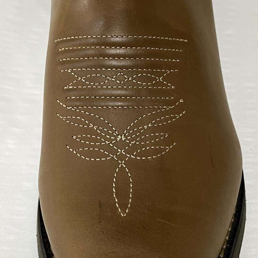 Chic Embroidered Brown Cowboys' Shoes: Perfect Fit for Fashionable Gentlemen Okimoz
