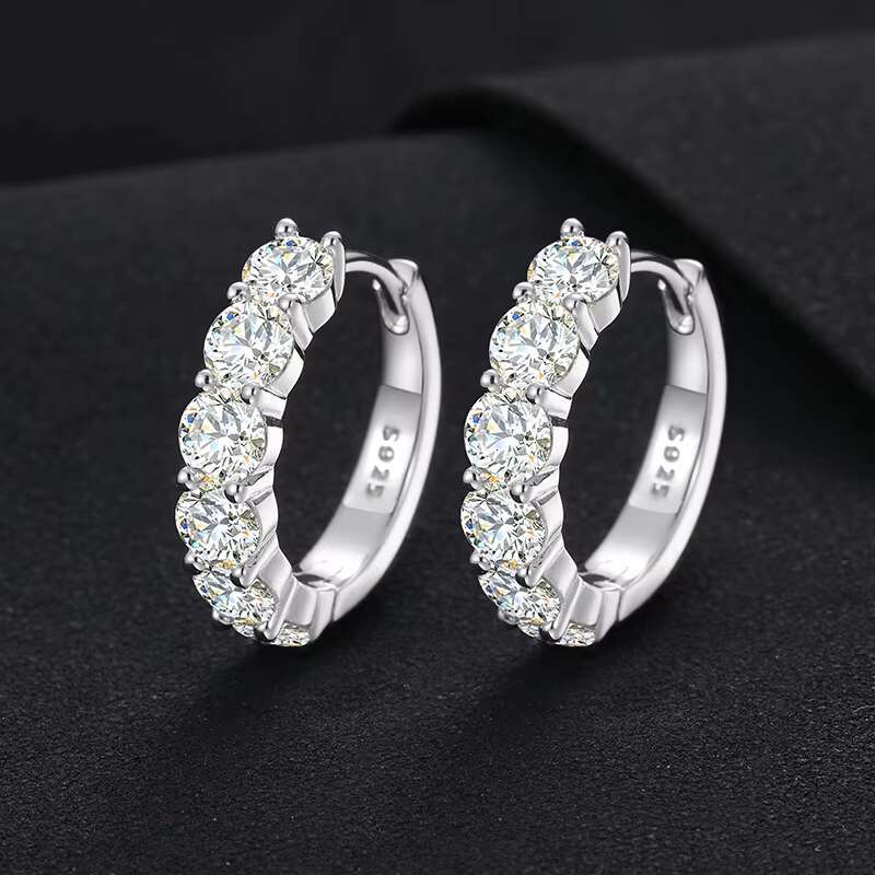 Charming Mini 925 Sterling Silver Earrings 2mm 3mm 4mm Options With Delicate Gold Plating Weddings and Fine Jewelry