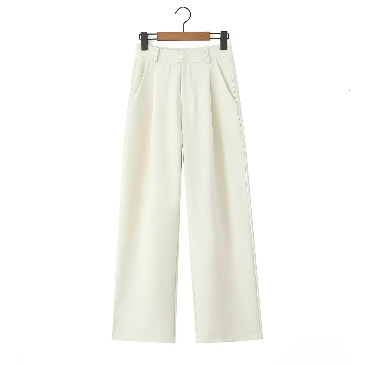 Zarb SpringSummer Womens Casual Style European and American Single Button Set Top Pants 250530