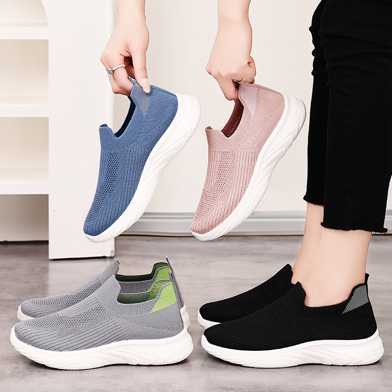 Mom S Breathable Mesh Surface Summer Style Middle Aged Elderly Walking Old Beijing Cloth Sports And Leisure Shoes Women S Shoes Ddmysaturn