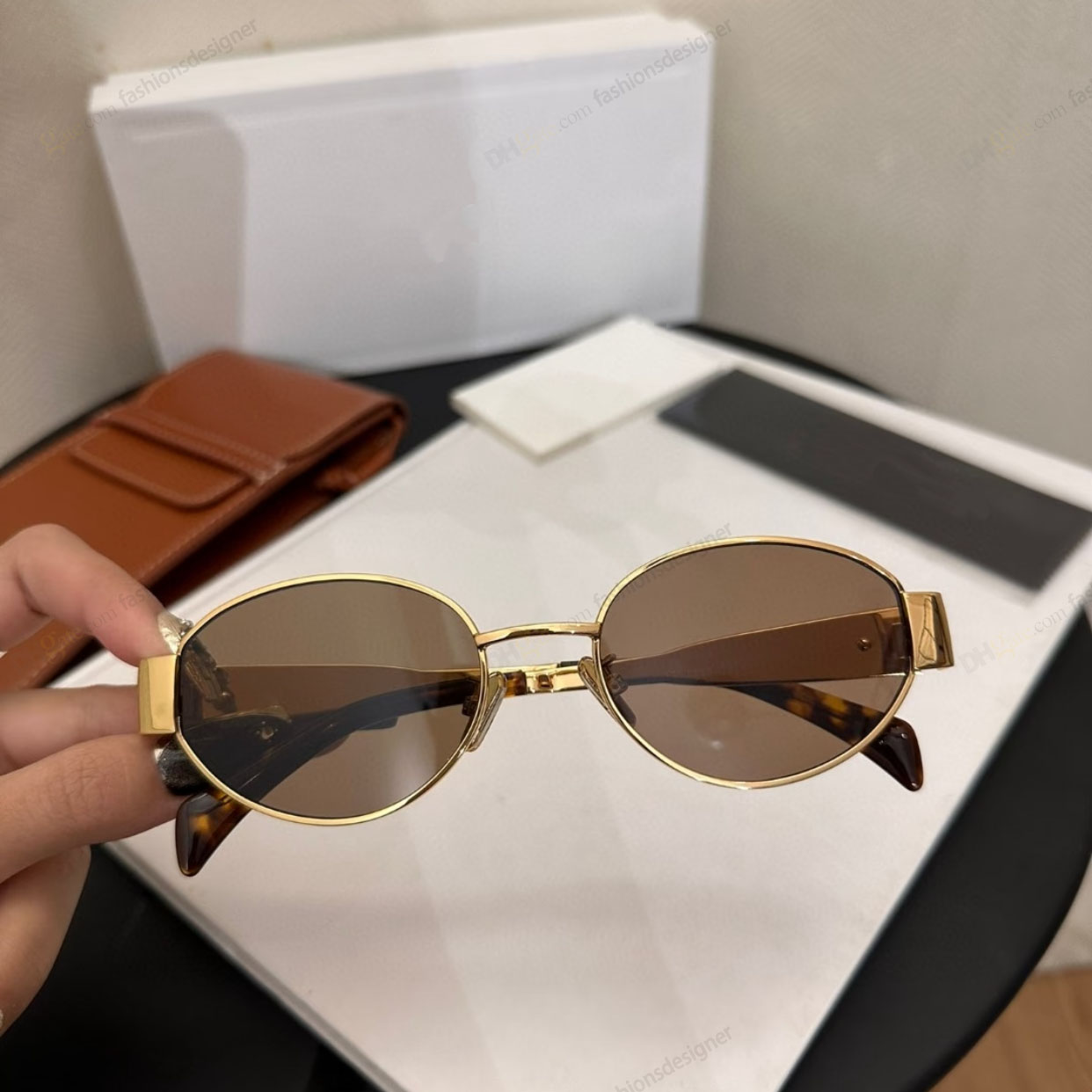 Luxurys designers sunglasses designer men sunglasses men glasses same Sunglasses beach street photo small sunnies metal full frame with gift box sunglass