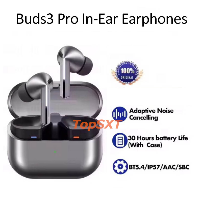 TWS Bluetooth Buds3 Pro Earphones ANC In-ear Wireless Noise-canceling Earbuds HIFI Sound Sport Headphones for Samsung Galaxy Buds3 Pro
