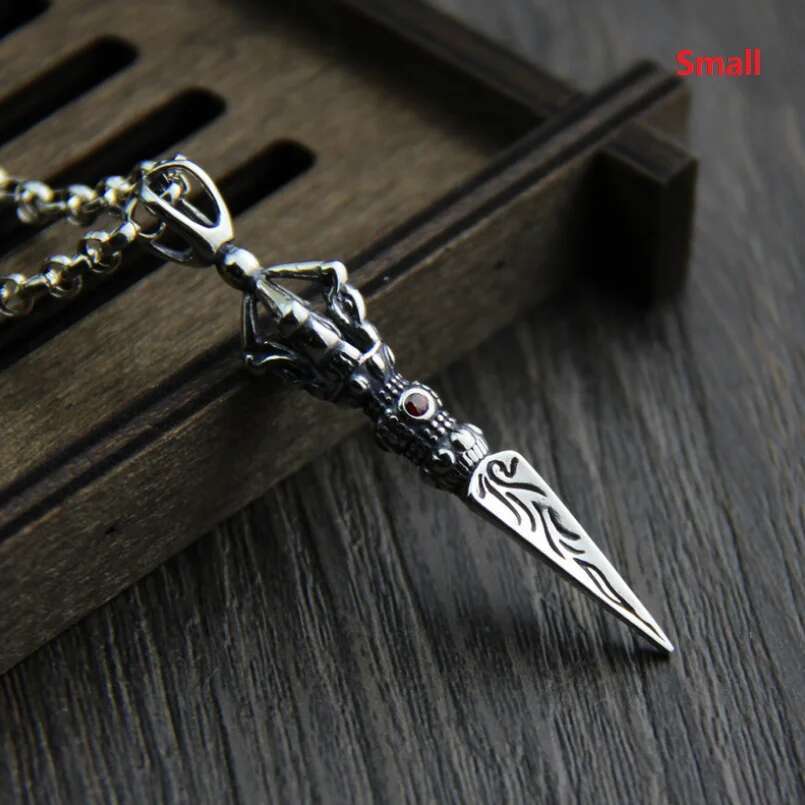 Unibabe S Sterling Retro Crown Pendant Man Woman Thai Sier Buddhism Magical Vra Pendant Unisex Jewerly