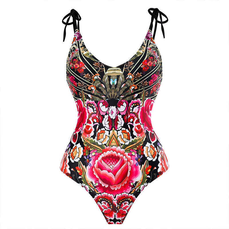 European and American sexy one-piece women's two-piece chiffon skirt swimsuit set 2025 new casual versatile fashion clothing