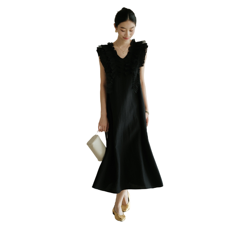 2025 flax dress Fashion Week Show Customized Fashion Tailored clothing womens Fashion Paris.M323