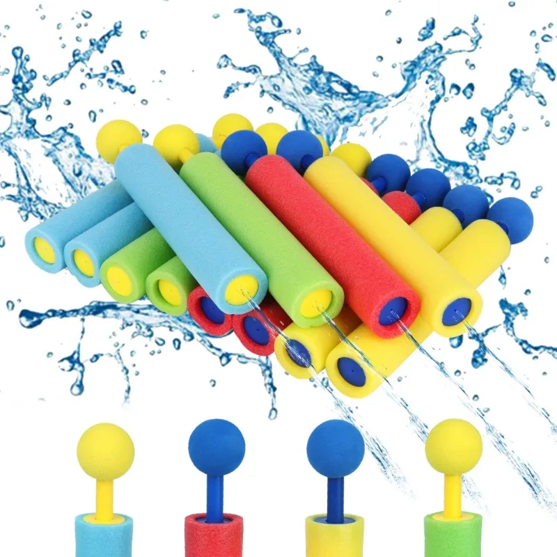 Water Gun Kid Summer EVA Foam Squirt Beach Toys Big Powerful Outdoor Pool Watergun Children Cannon Straight Shoot Toy Gift