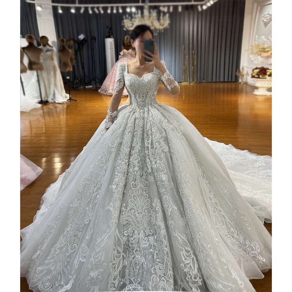 Customized Ns4951 Full Beading Princess Wedding Dress 2025 New