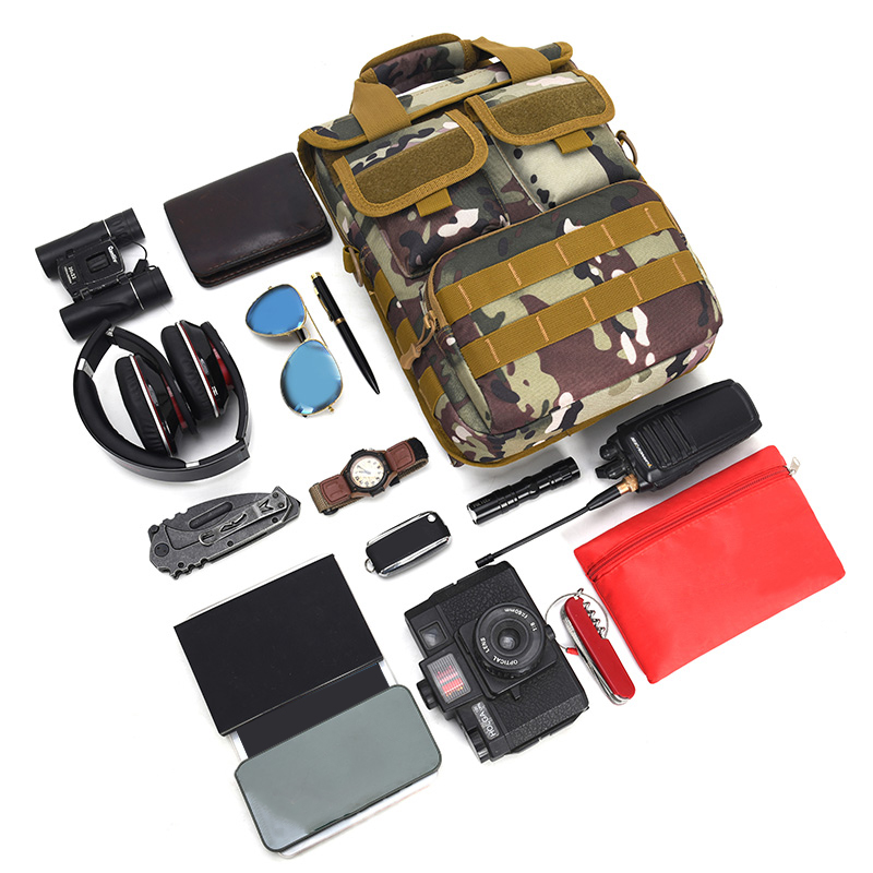 tactical messenger bag men molle sling pack briefcase gear handbags utility carry satchel 918