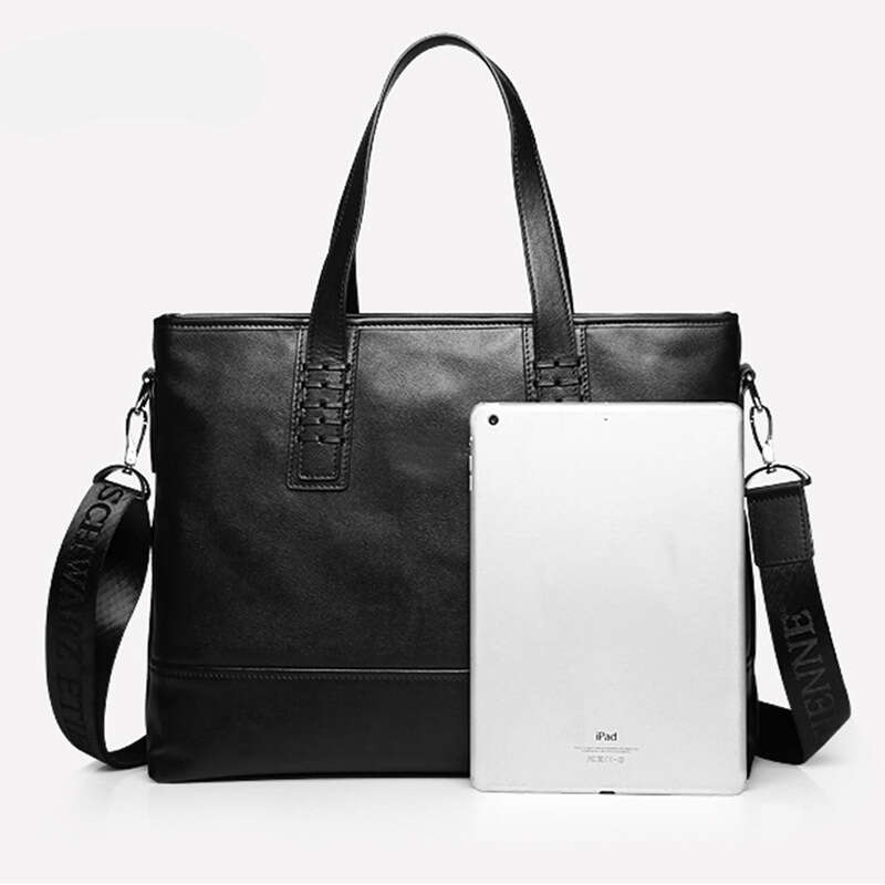 Luxury Bags Designer Fashion Totes Business Top Handle Bags Lightweight Commuter Shoulder Bags Top Cowhide Leather Premium Feel Men's Leather Bri