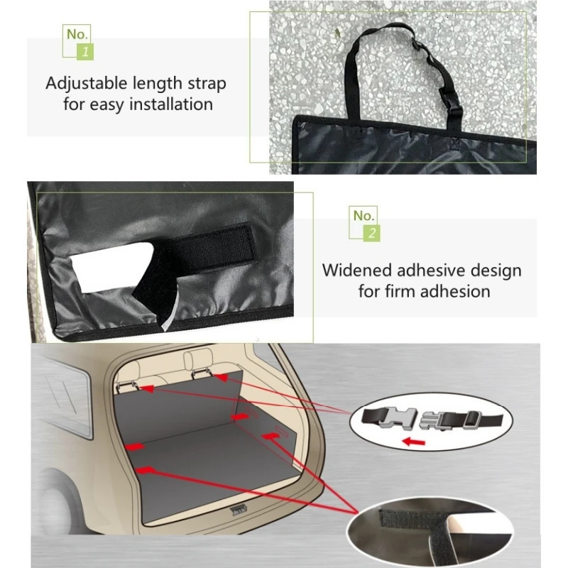 Car boot liner protector for dogs waterproof pet cargo cover scratch resistant tear resistant luggage compartment lid travel mat universal 250427