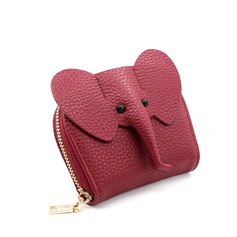 Designer Wallet New Fashion Cute Simple Exquisite Multi Position ID Elephant Style Organ Card Bag Mini Wallet Luxury Wallet Key Pouch