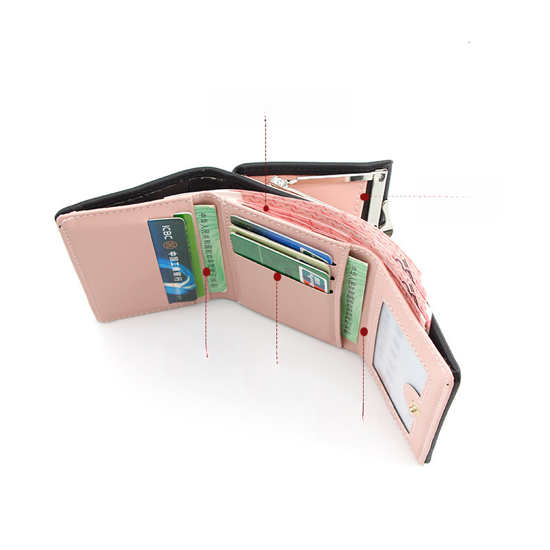 Designer Wallet New Casual And Simple Student Three Fold Coin Zero Wallet Women S Short Wallet Luxury Wallet Key Pouch