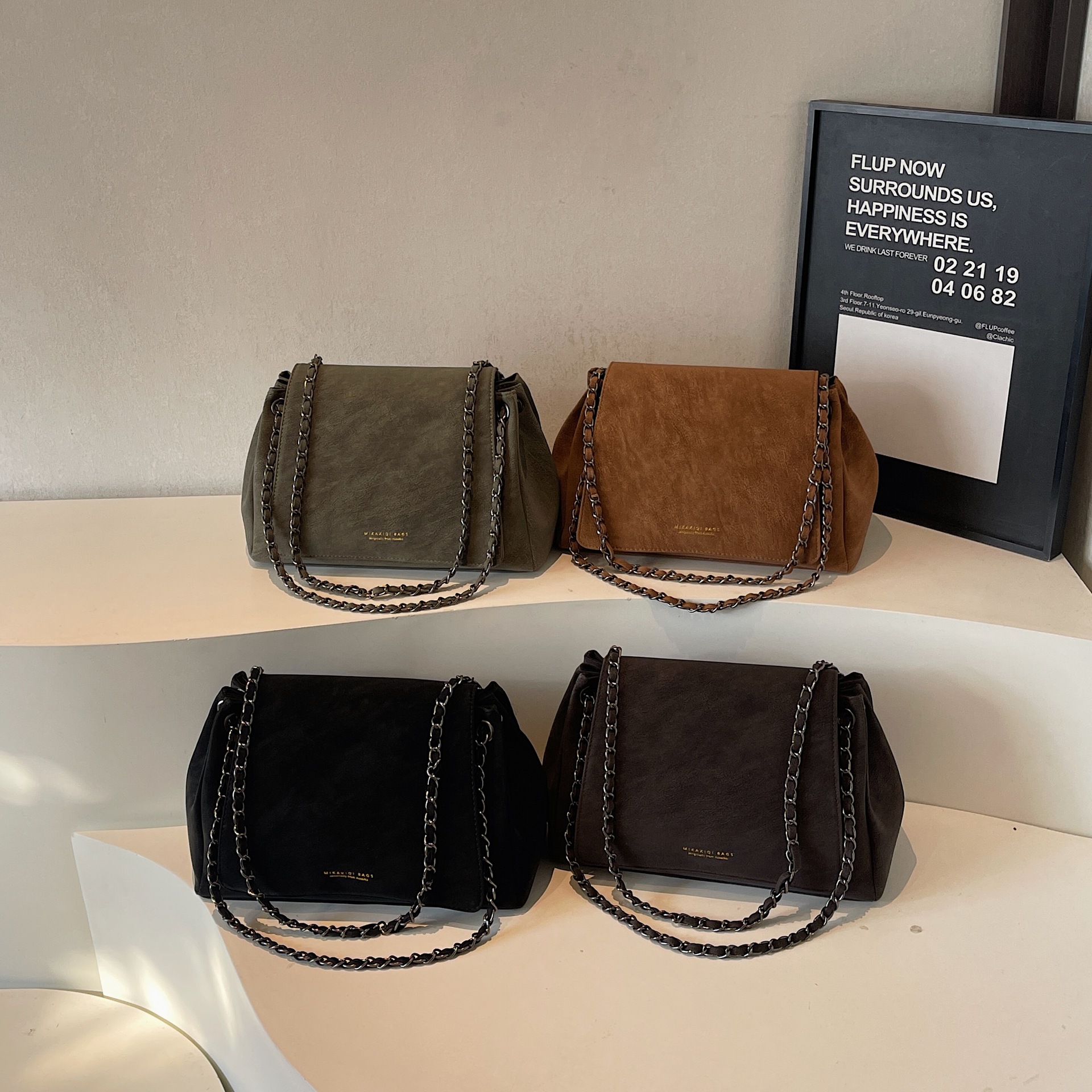 Free shipping Designer bag Plaid tote bag women bag shoulder bag crossbody bag versatile large capacity handbag Genuine-suede